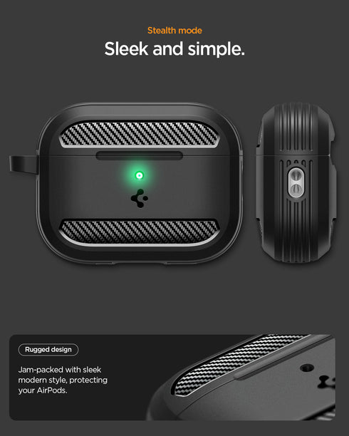 Spigen AirPods Pro 3 Case - Rugged Armor